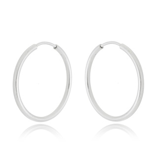 Brinco Argola 22mm Prata 925
