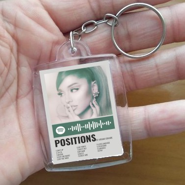 Chaveiro Spotify Ariana Grande Positions Acrílico