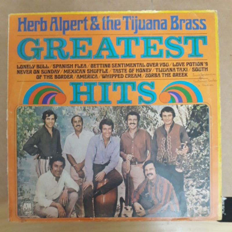 LP Herb Alpert & Tijuana Brass - Greatest Hits 1969 Ed Br mariachi brass band pop orchestra easy listening