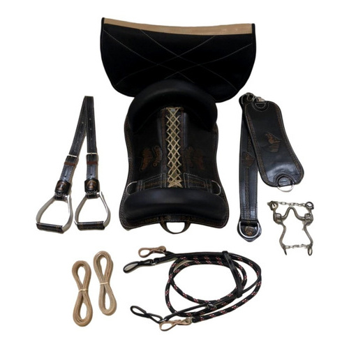 Kit Arreio  Basto Especial  Completo Couro + Carona Brinde