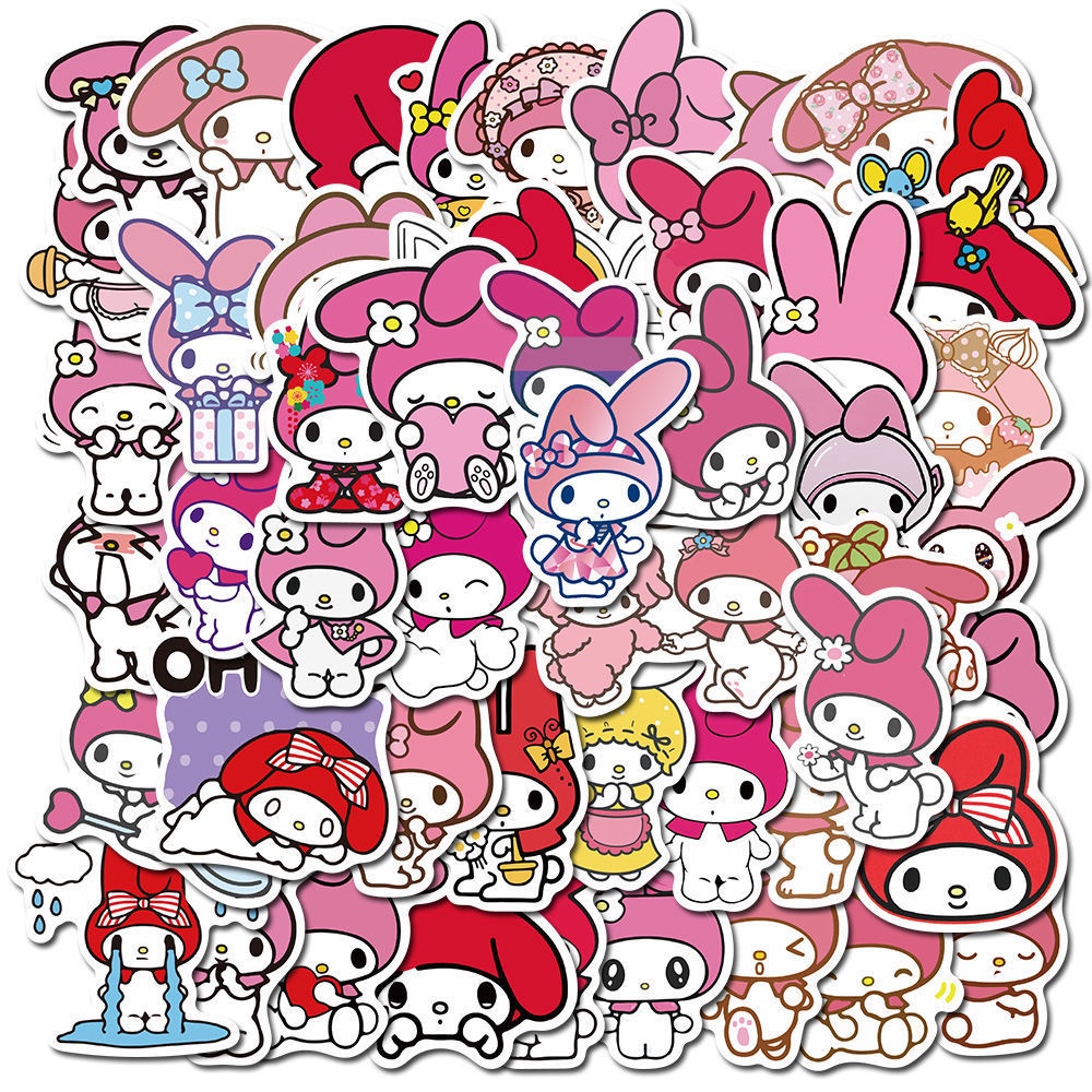 my melody car sticker