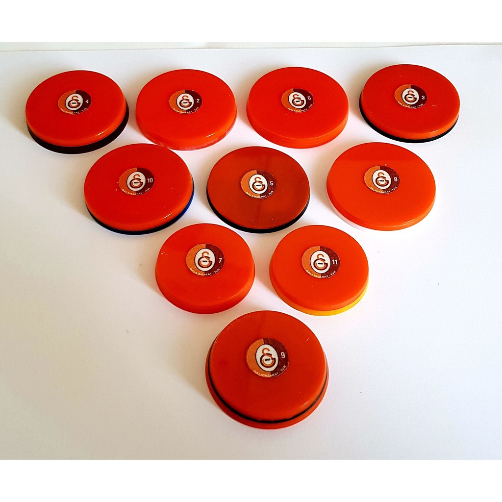 TIME JOGO FUTEBOL DE BOTÃO OU MESA EM ACRÍLICO GALATASARAY TURQUIA