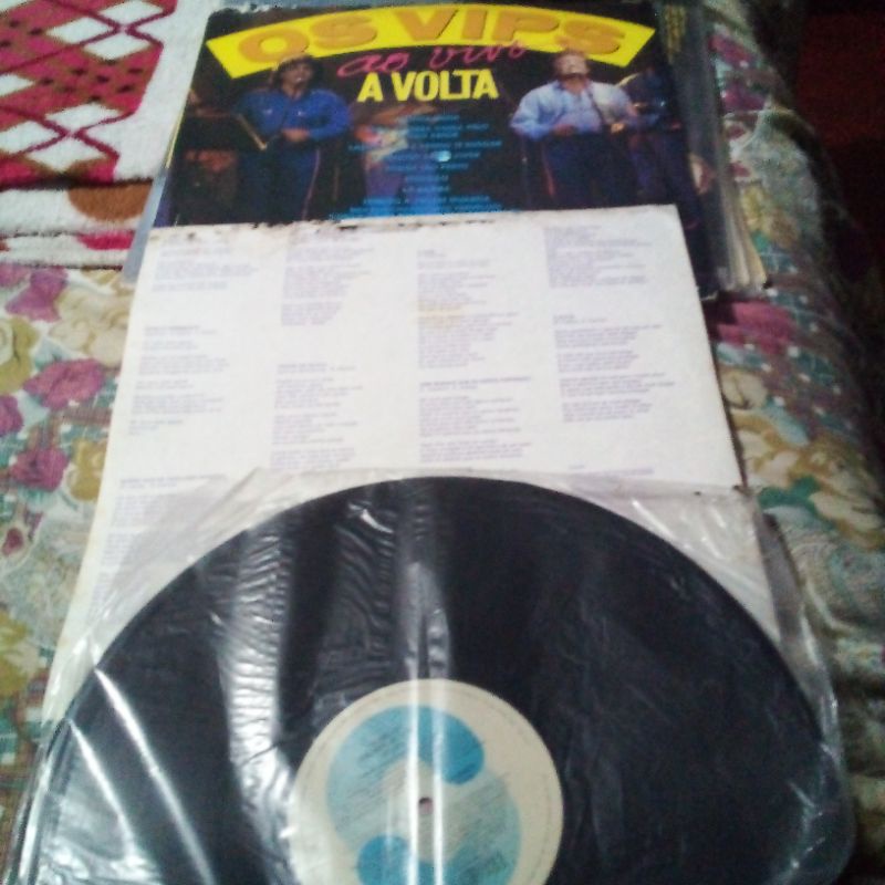 Disco vinil os vips ao vivo a volta