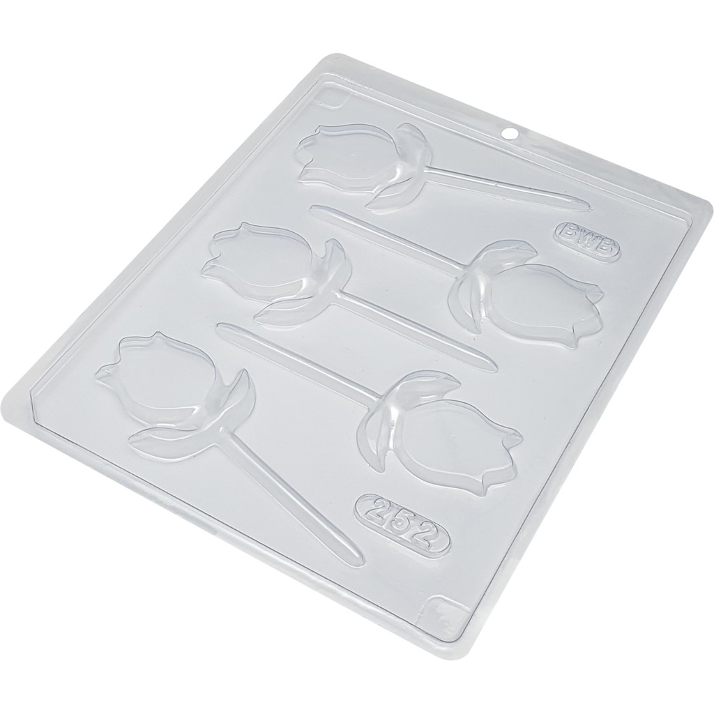 1~10 Forma Simples Pirulito Tulipa 252-(C8) em Acetato BWB Para Bombom e Doces de Chocolate e Confeitaria em Oferta na Shopee