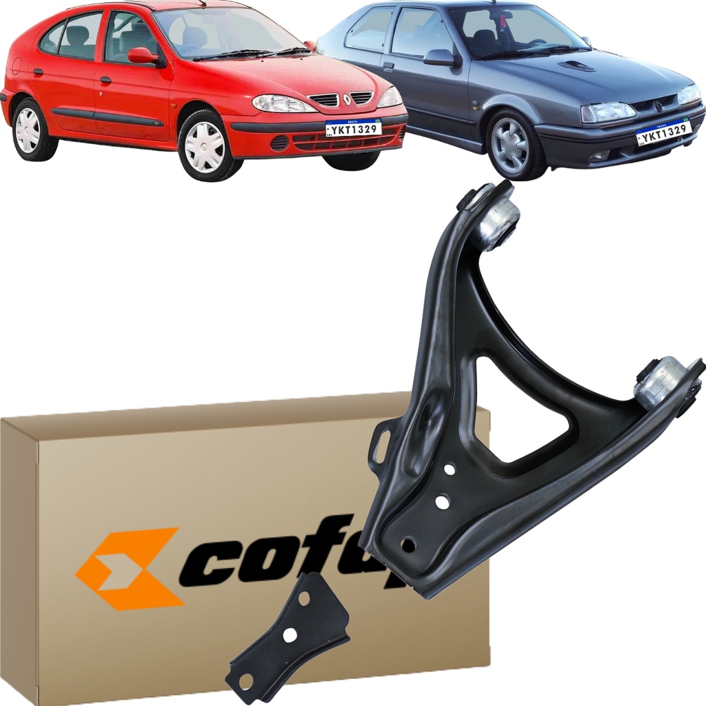 Bandeja Balança Dianteira Direita Original Cofap Renault Megane R19 RN/RT em Oferta na Shopee