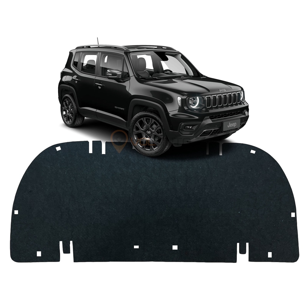 Manta Forro de Capô Jeep Renegade 2015 2016 2017 2018 2019 2020 2021 2022 Presilhas - Spare Parts and Accessories for Vehicles