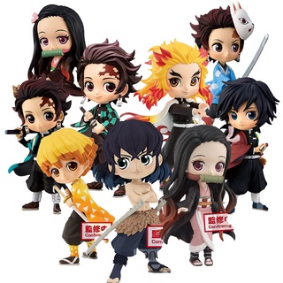 6Pcs/kit Demon Slayer Bonecos Brinquedos Infantil Anime boneco Kimetsu no Yaiba Demon Slayer Bonecas Adequado Para Dar de Presente Menina Menino Gracinha Enfeites