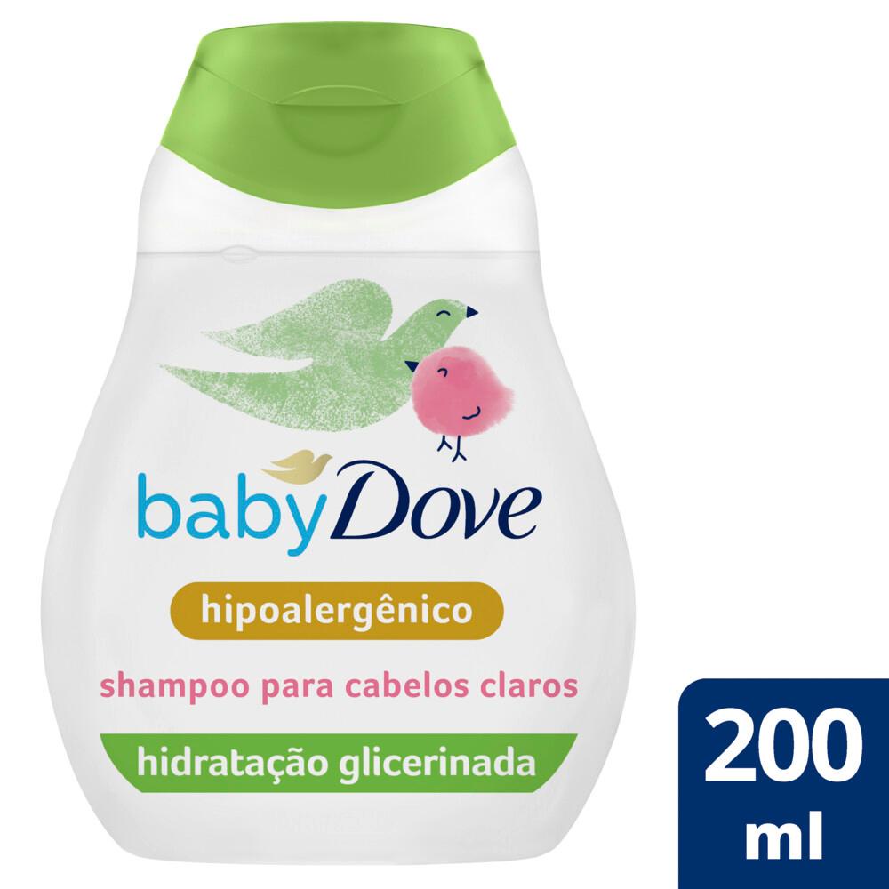 Shampoo Baby Dove Cabelos Claros 200ml em Oferta na Shopee