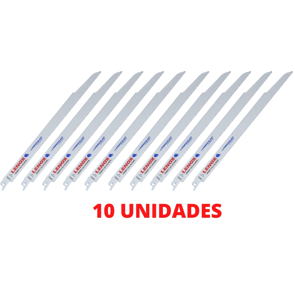 Lamina Serra Sabre 12 14d 110R Lenox 10 pçs Atacado em Oferta na Shopee