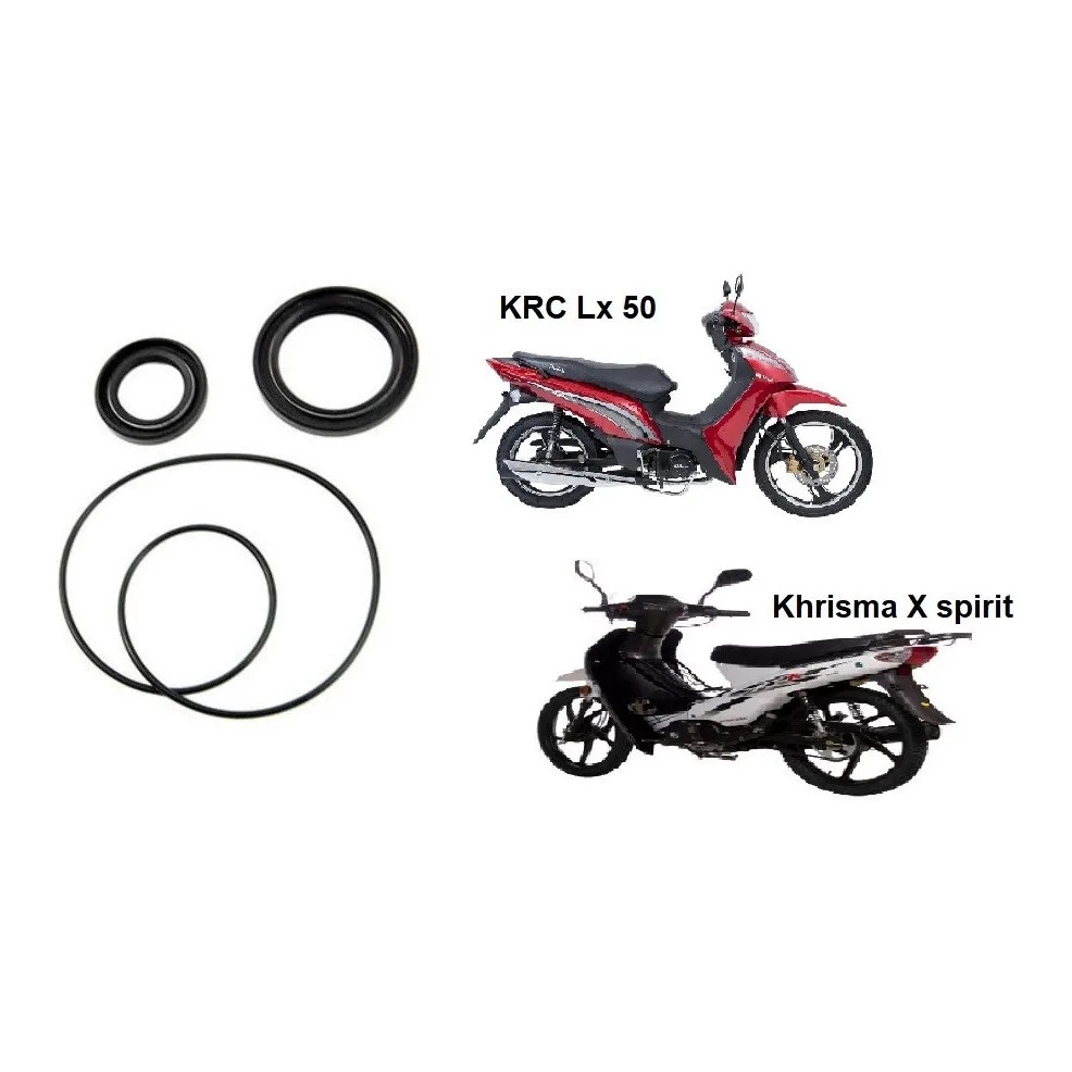 Kit Retentor e Anel Mesa Magneto Bull Krc 50cc Lx / Khrisma / Liv 50 /F5 Plus