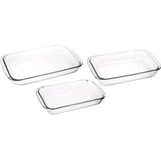 Conjunto Marinex Travessas Retangular Assadeiras Pirex Lasanheira  3 peças PROMOÇÃO em Oferta na Shopee