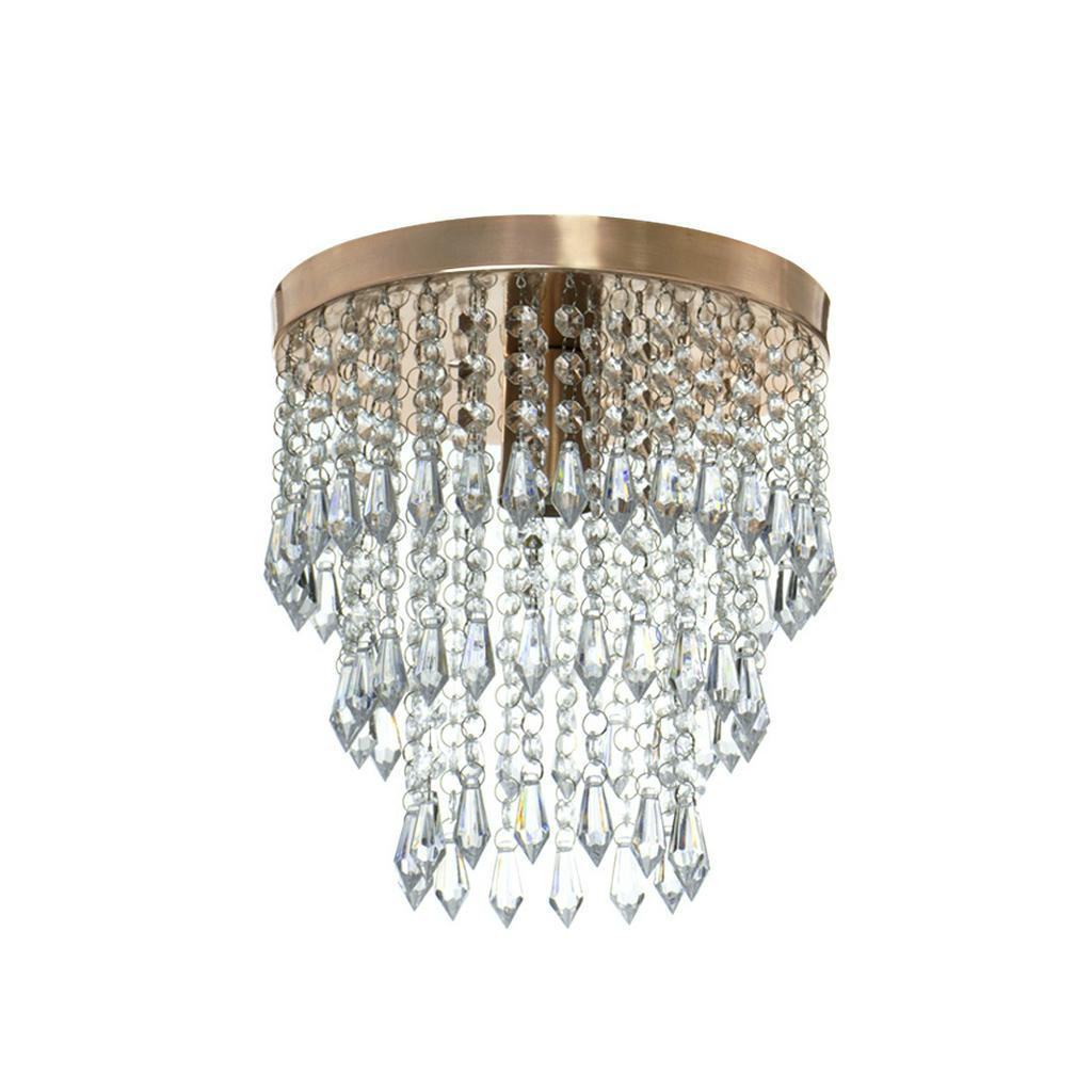 Lustre De Cristal Acrilico Manucrillic Cobre Maravilhoso em Oferta na Shopee