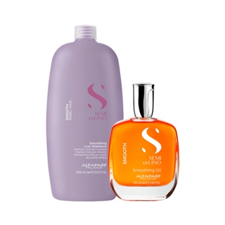 Kit Alfaparf SDLSmooth Smoothing - Sh 1000ml + Óleo 100ml em Oferta na Shopee