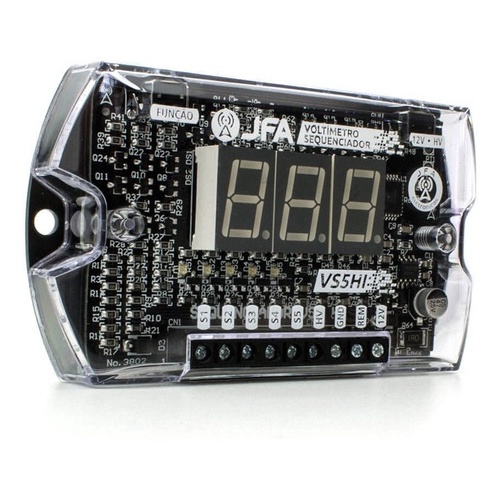 Voltímetro Digital JFA VS5HI Alta e Baixa Voltagem com Sequenciador de Comando - Spare Parts and Accessories for Vehicles