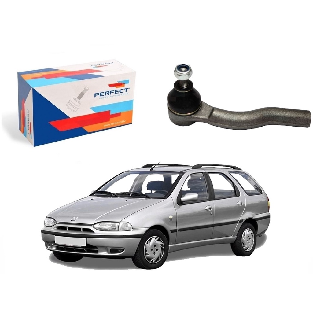 Terminal direção direito perfect fiat palio weekend 1.0 1.5 1.6 1996 a 2000 - Spare Parts and Accessories for Vehicles