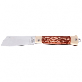 Canivete Inox 3,5" Cabo PVC Lâmina Larga mais coldre em Oferta na Shopee