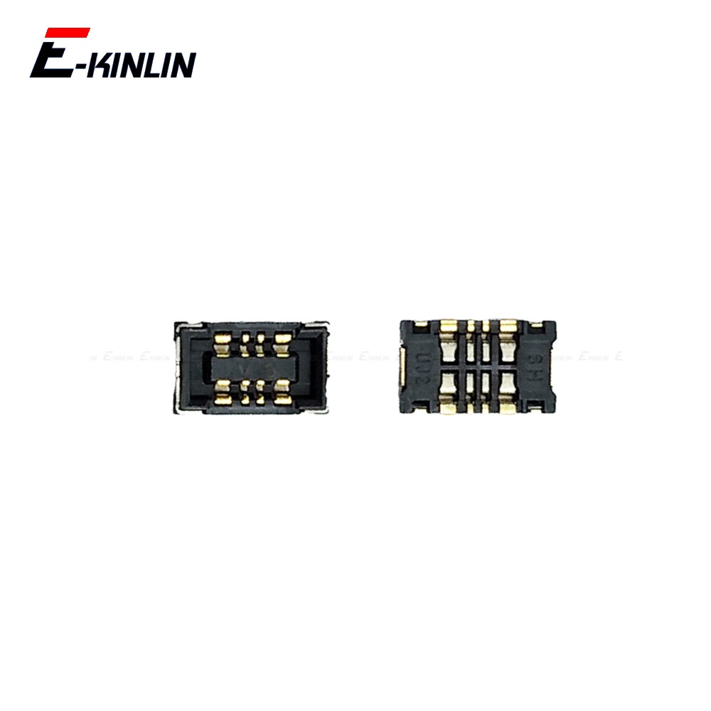 2 Pçs/Lote Conector FPC Interno Suporte De Bateria Contato Para Samsung Galaxy S10 Plus S10e S6 S7 S8 Nota 5 7 Na Placa-