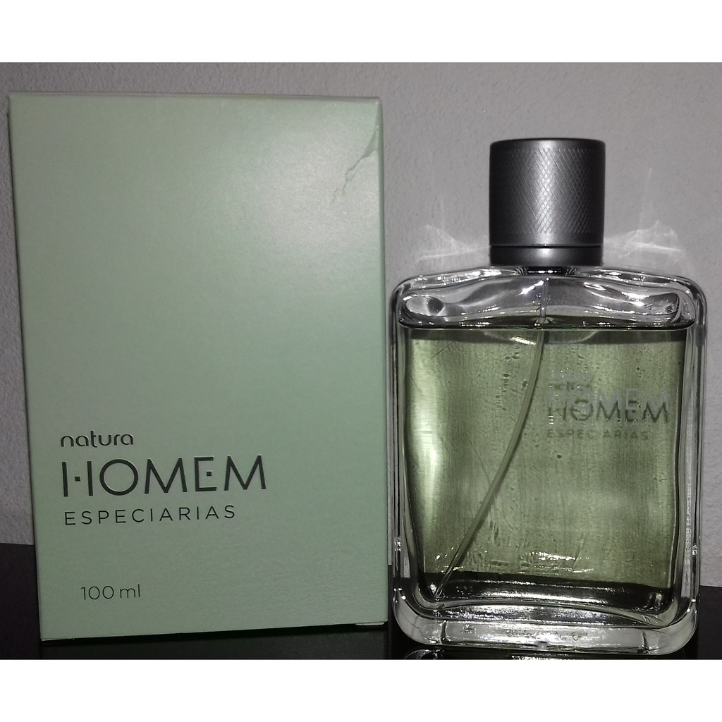 Perfume masculino Homem Especiarias 100ml - Natura [usado] | Shopee Brasil
