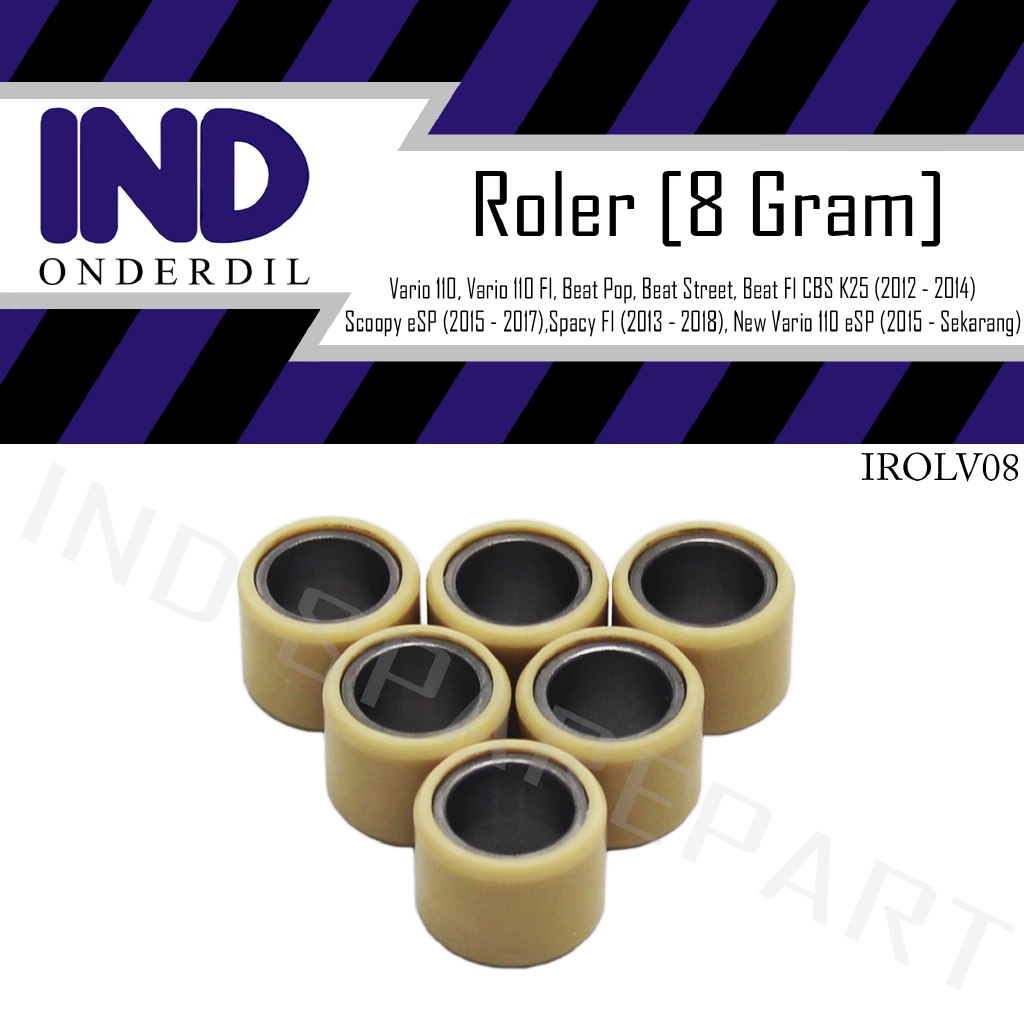 Conjunto De Peso Roller-Roler-Loler 8 Gramas-G Scoopy-FI-eSP-Old-New/Spacy F1