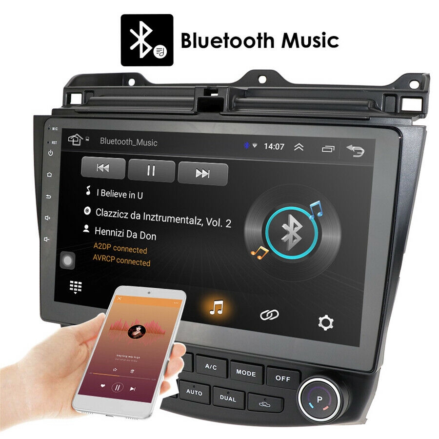 10.1'' Android 9.1 1+16GB Car Stereo Radio MP3 MP5 Player for Honda Accord 