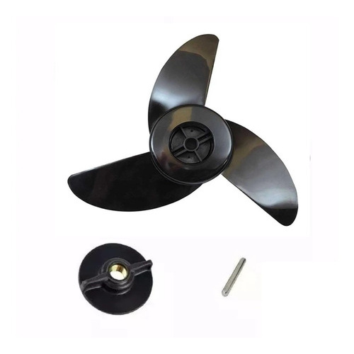 Hélice 3 Pás + Pino Porca Motor Elétrico Phantom 44/ 54 Lbs