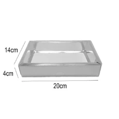 Caixa com Tampa Transparente PVC Nº7 Kraft 10un - ASSK Rizzo