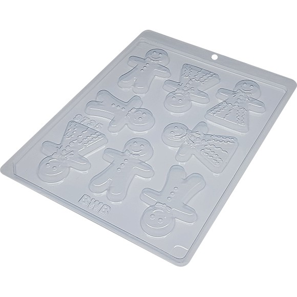 FORMA SIMPLES BISCOITINHO DE NATAL CÓD.:9735 (i5) EM ACETATO BWB PARA BOMBOM, DOCES DE NATAL E FESTAS NATALINAS. - Home & Living