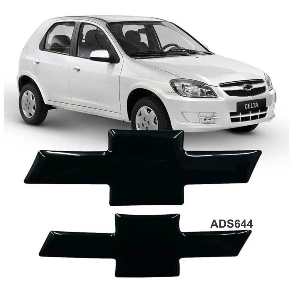Adesivo Gravata Resinado Black Piano Gm Celta 2012