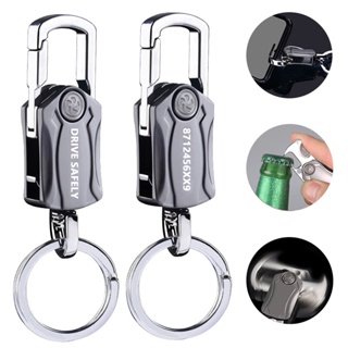 Chaveiros De Letras Personalizadas Porta-Chaves 4 Em 1 Para Serviço Pesado Anti-Ansiedade Rotativo Com Holer Bottle Opener em Oferta na Shopee