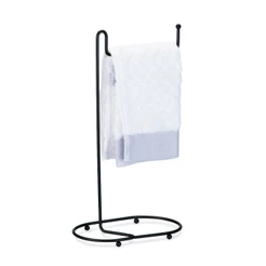 Porta Toalhas De Rosto Mão Para Pia Lavabo Banheiro Black Arthi