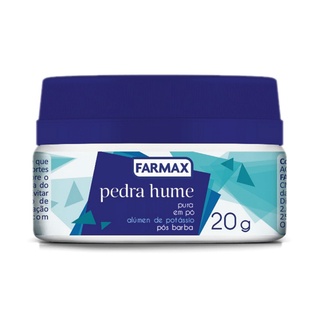 Pedra Hume Pura Em Pó 20g Feridas Cutiulas Barbear