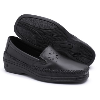 Sapato Tênis Mocassim Feminino Confort Ortopédico Diabético - Esporão Resistente Linha Senhora