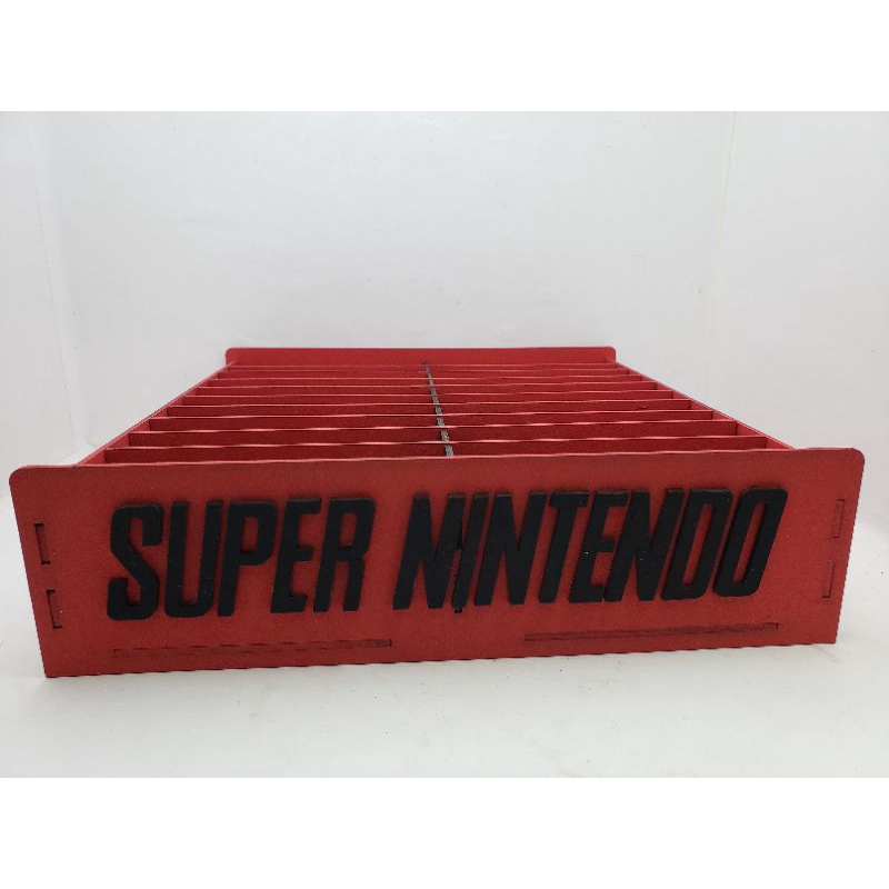 Caixa porta jogos super Nintendo