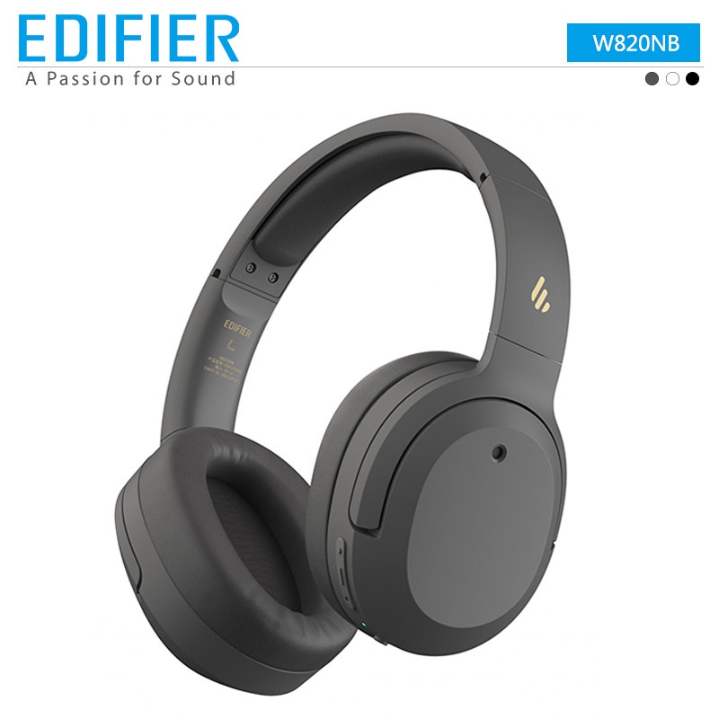 EDIFIER W820NB Fone De Ouvido ANC Sem Fio Bluetooth/Headsets Hi-Res Áudio 5.0 40mm