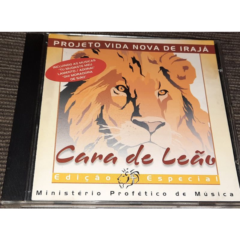 CD Projeto Vida Nova de Iraja Cara de Leão original C/ 1678