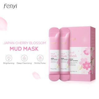 Máscara De Lama Fenyi Cherry Blossom Limpeza Blackhead Pele Lisa 5g