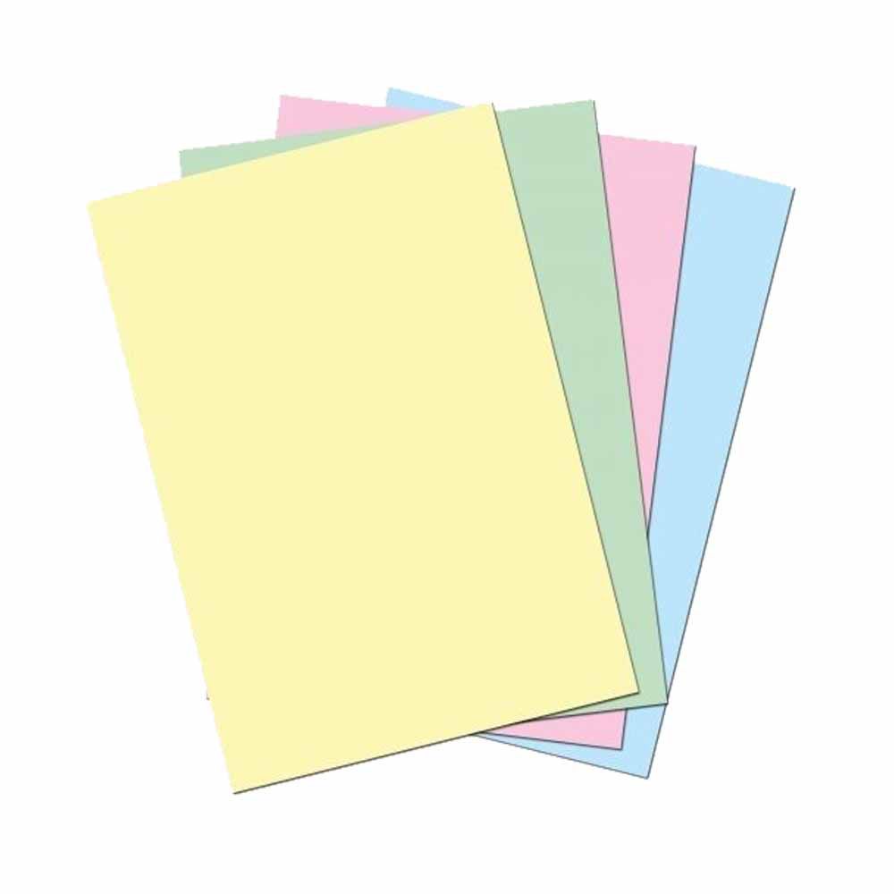 Papel Sulfite A4 Colorido Sortidos 100 folhas 75g | Shopee Brasil