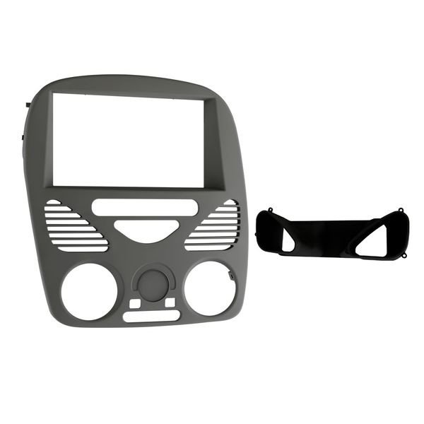 Moldura 2 Din Palio G2, Siena Fire, Strada 1.4 Fire s/ Ar 02/14 - Fiamon - Prata em Oferta na Shopee