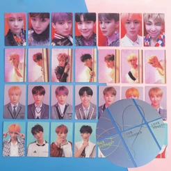 KPOP LOVE YOURSELF Resposta Mesma Foto Cartões Linhas Holográficas LOMO Impressão A Laser LY Premium Fotos