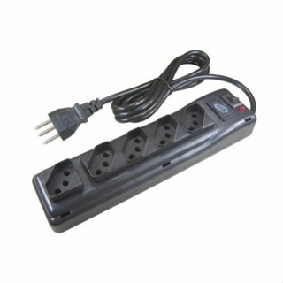 Filtro de Linha Plps 10A 1m 5Tomadas Bivolt Preto 2P+T Multicraft em Oferta na Shopee