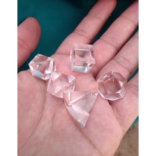 Solidos de Platão kit esotérico icosaedro dodecaedro tetraedro octaedro hexaedro cristal formas geométricas sagradas