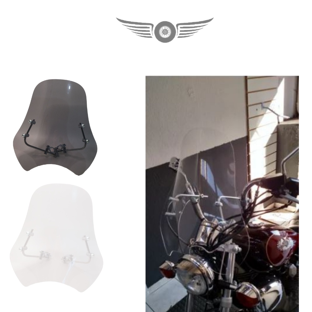 Bolha Parabrisa Para Moto Suzuki Bandit 650 – Cristal ou Fume