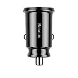 Carregador Veicular Baseus Mini Dual Qc3.0 30w Max Com Luz
