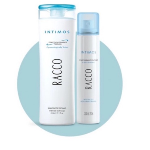Kit Intimus Feminino Racco - Sabonete Líquido Intimo + Desodorante Spray Jato Seco Intimo