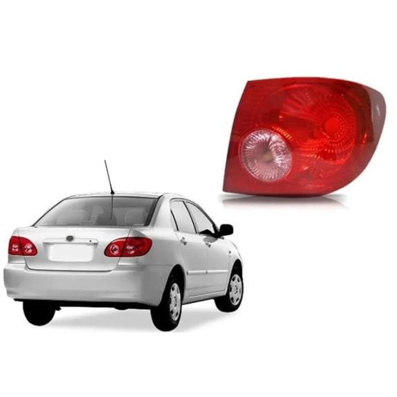 Lanterna Traseira Corolla 2002 03 A 2007 Bicolor Rosa Canto em Oferta na Shopee