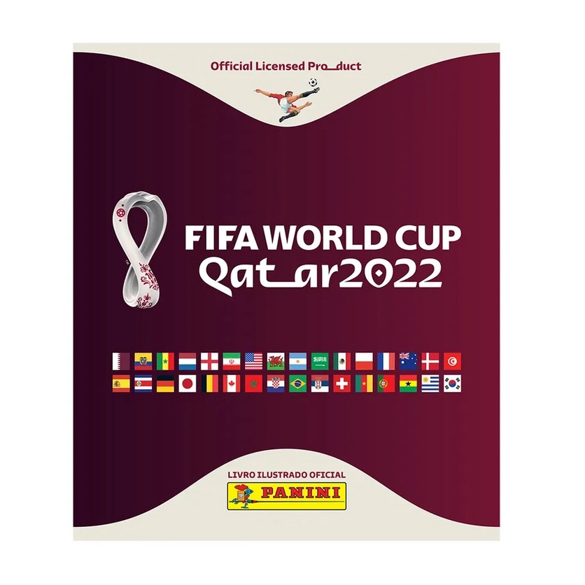 Álbum + Lote 100 Figurinhas Diferentes Copa Do Mundo 2022