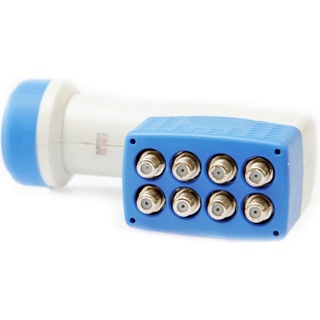 Lnb 8 saidas Universal Banda Ku UHD 4K - na caixa - resistente a agua