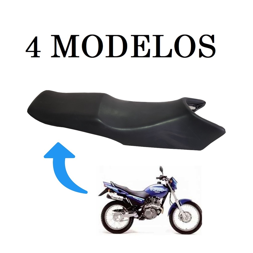 Capa Do Banco Yamaha Tdm 225 Preta De 97/05 No Modelo Original - Lisa / Antiderrapante / Fibra de Carbono