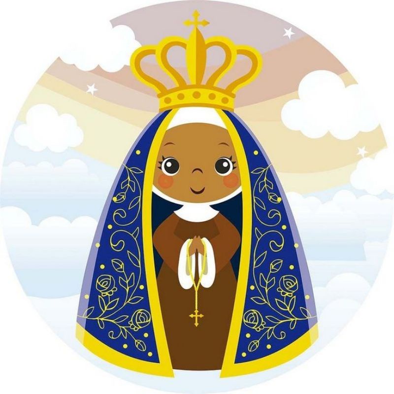 Adesivo Decorativo Para Parede Nossa Senhora Aparecida Shopee Brasil