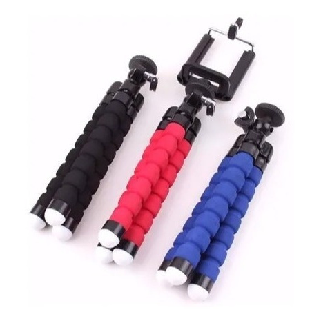 Mini Tripé Flexível  Suporte Smartphone Celular Camera Ring